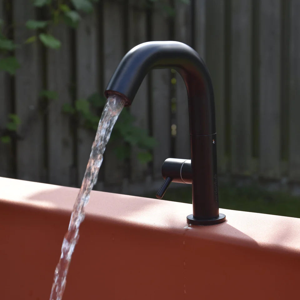 Gardentub Tap - Matt Black