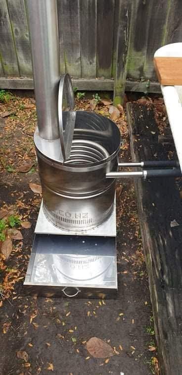 Spirolic Burner with ash pan