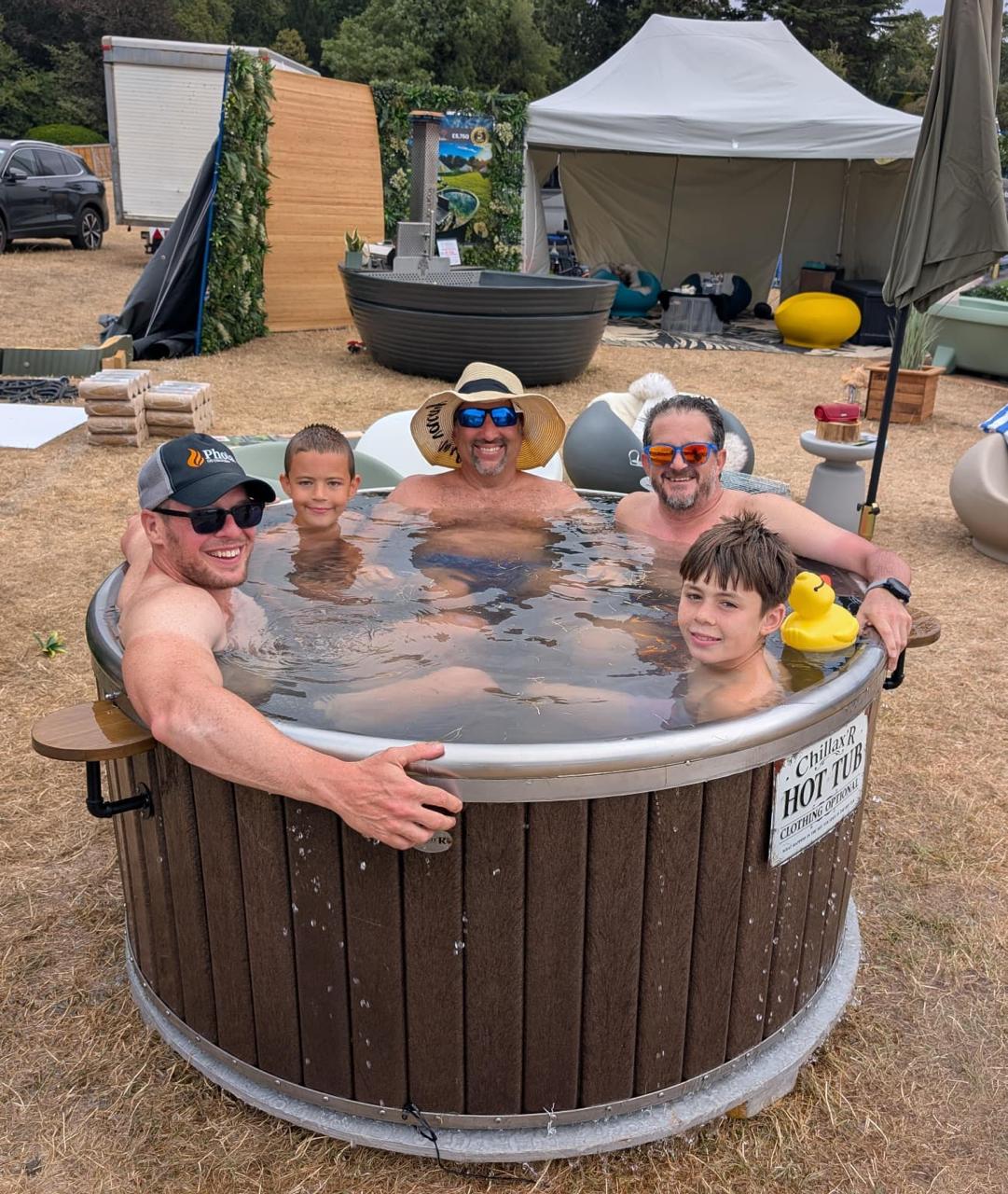 Chillax’R Eco Nest Wood-Fired Hot Tub